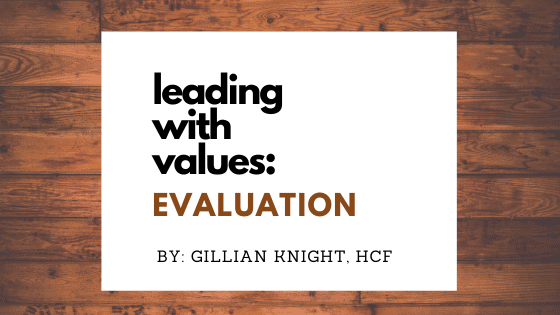 Leading with Values: Evaluation