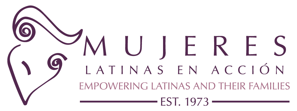 Mujeres Latinas en Accion logo